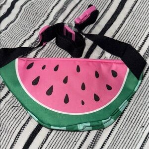 Ulta Beauty Pink and Green Watermelon Bag